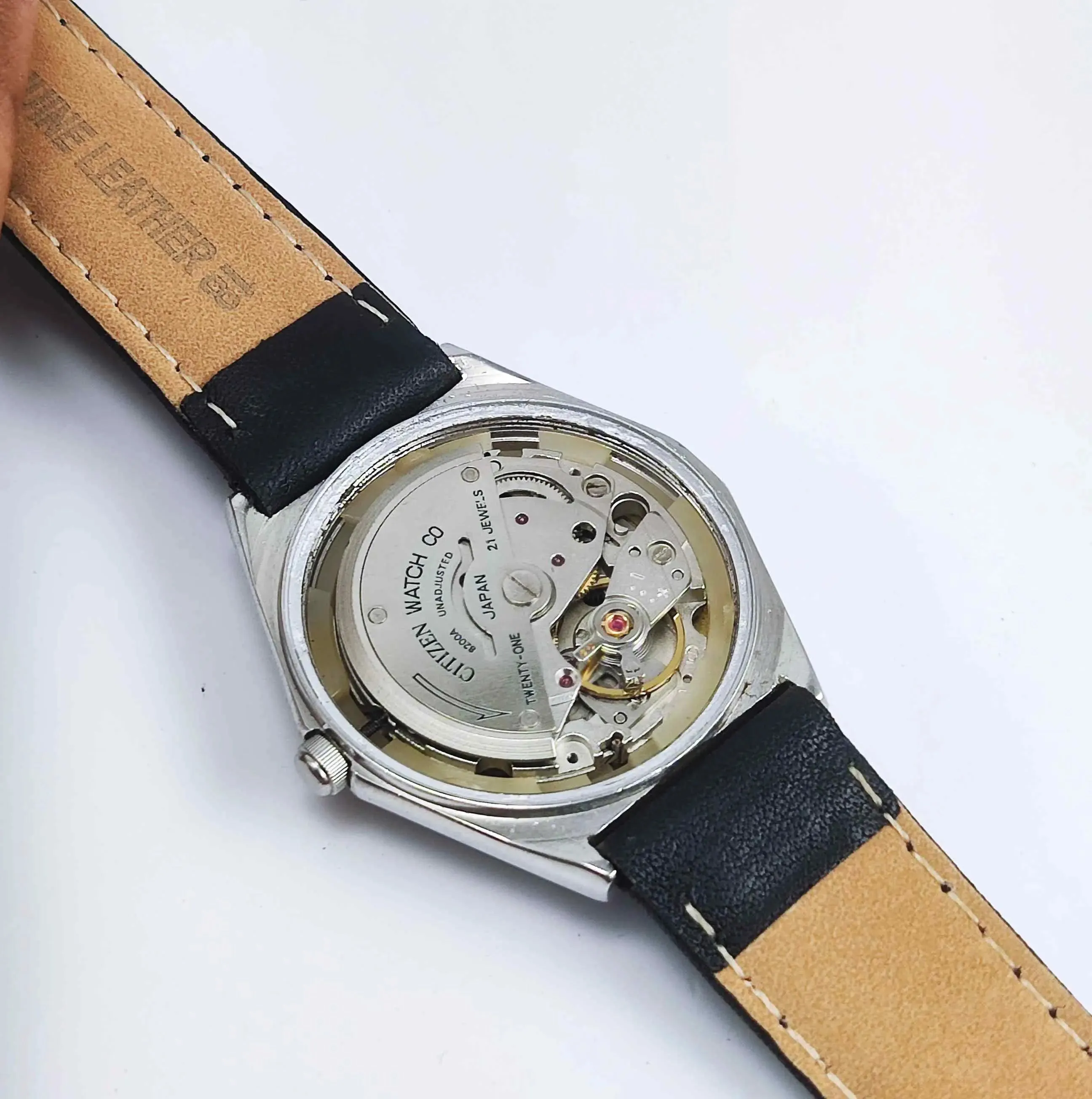 Citizen Automatic 21 Jewels 8200A White Dial Day Date Watch