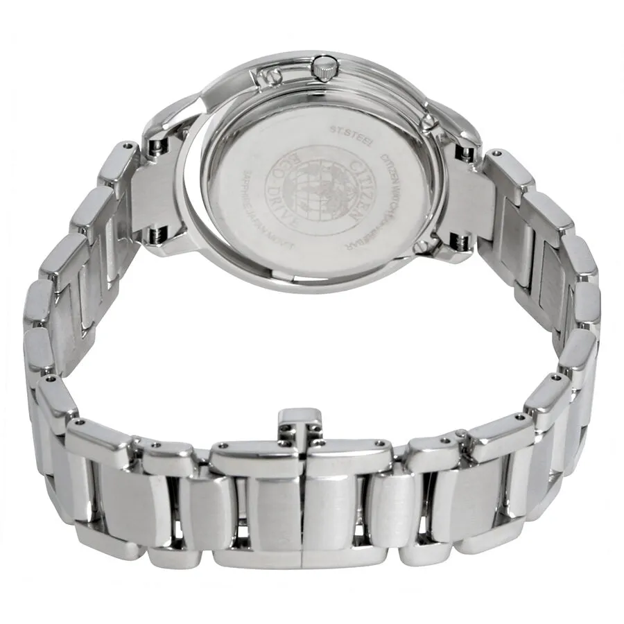 Citizen L Sunrise Solitare Black Diamond Dial Ladies Watch EW5520-50E
