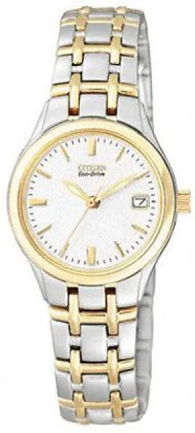 Citizen Ladies Eco Drive Silhouette Two-tone Watch EW1264-50A