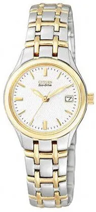 Citizen Ladies Eco Drive Silhouette Two-tone Watch EW1264-50A