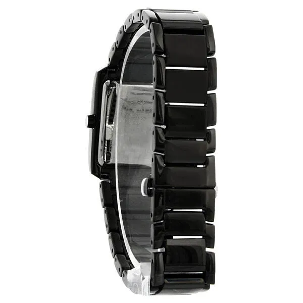 Citizen Palidoro Diamond Black Dial Black IP Stainless Steel Ladies Watch EX1077-51E