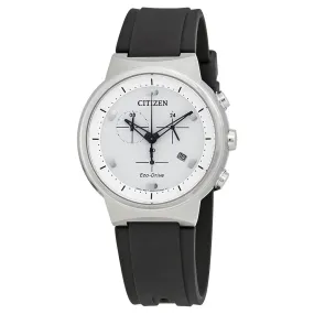 Citizen Paradex Chronograph White Dial Men's Watch AT2400-05A