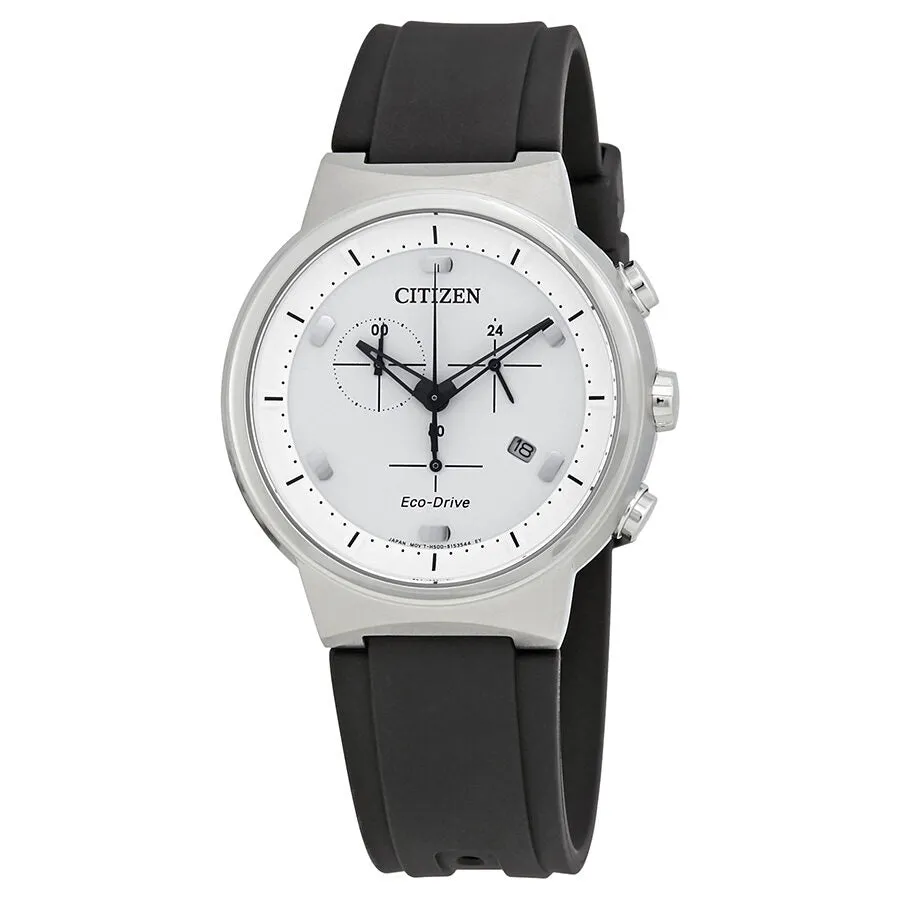 Citizen Paradex Chronograph White Dial Men's Watch AT2400-05A