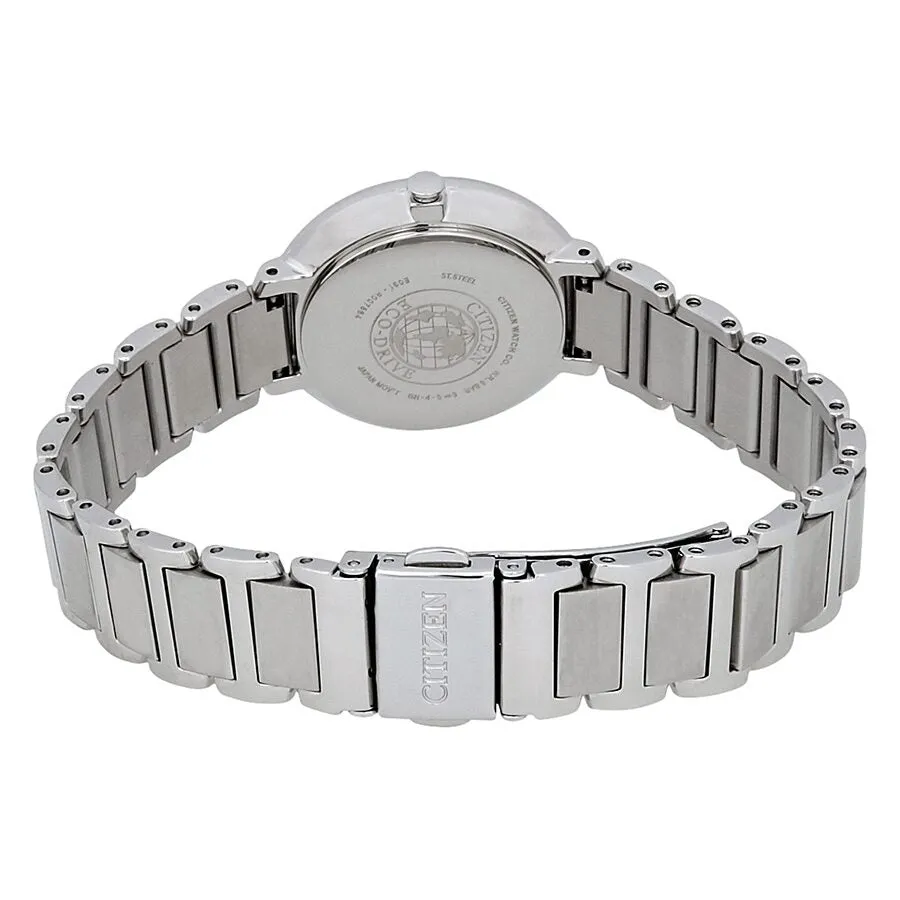 Citizen Silhouette Crystal Blue Mother of Pearl Dial Ladies Watch EM0480-52N