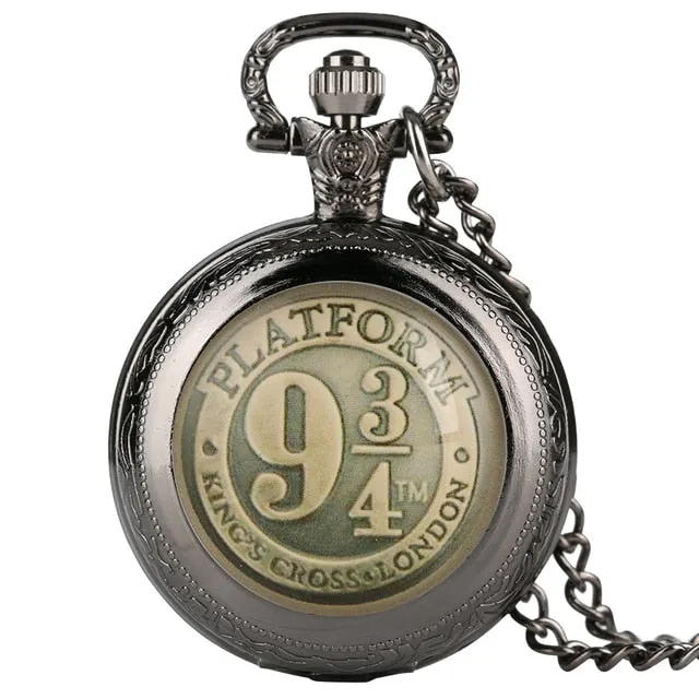 Clock Accessory 9 3/4 Pattern Quartz Pocket Watch