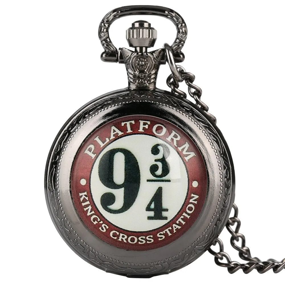 Clock Accessory 9 3/4 Pattern Quartz Pocket Watch