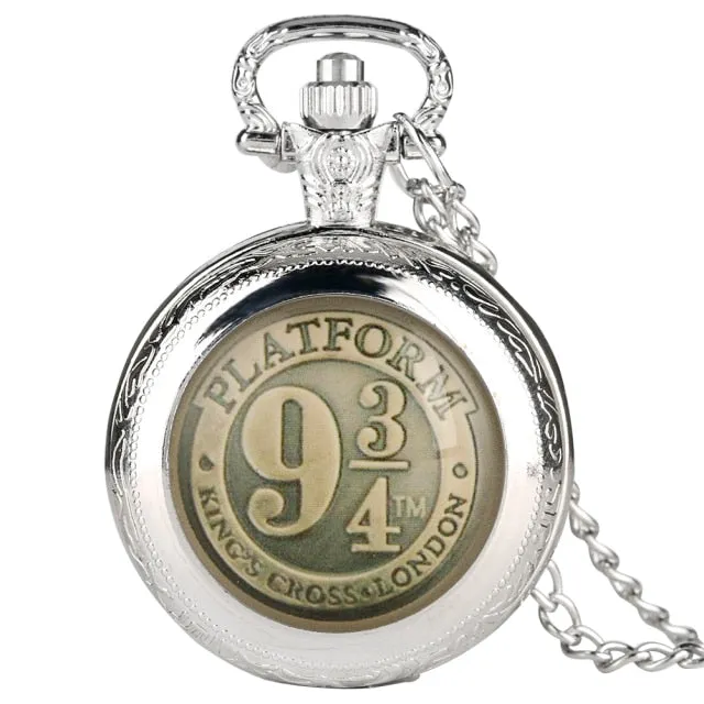 Clock Accessory 9 3/4 Pattern Quartz Pocket Watch