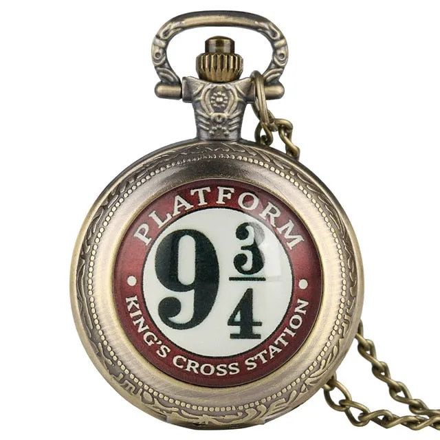 Clock Accessory 9 3/4 Pattern Quartz Pocket Watch