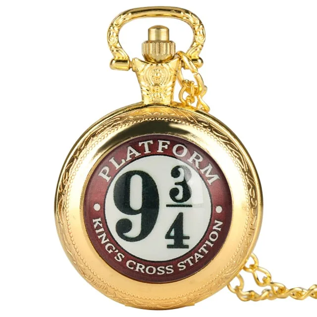 Clock Accessory 9 3/4 Pattern Quartz Pocket Watch