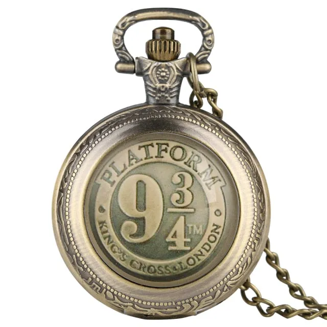 Clock Accessory 9 3/4 Pattern Quartz Pocket Watch