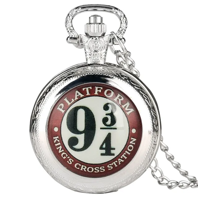 Clock Accessory 9 3/4 Pattern Quartz Pocket Watch