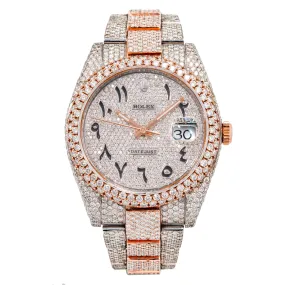 Diamond Datejust 2 Two-Tone Rose Gold 41mm 25ctw