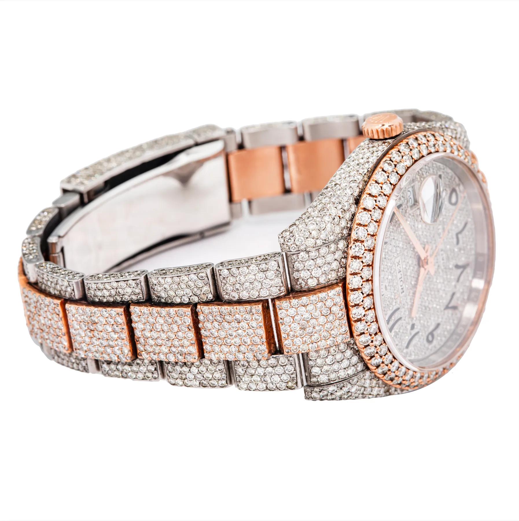 Diamond Datejust 2 Two-Tone Rose Gold 41mm 25ctw