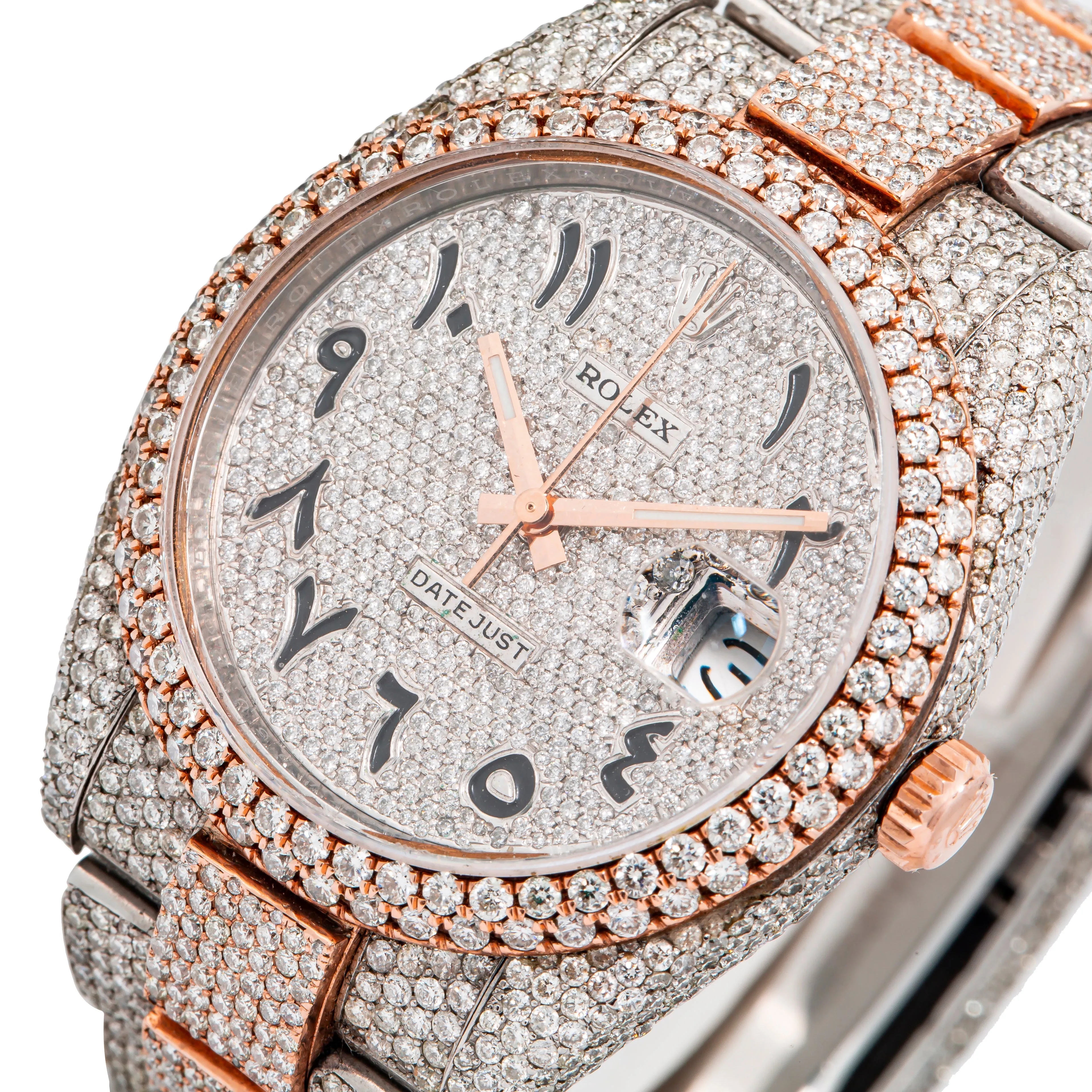 Diamond Datejust 2 Two-Tone Rose Gold 41mm 25ctw