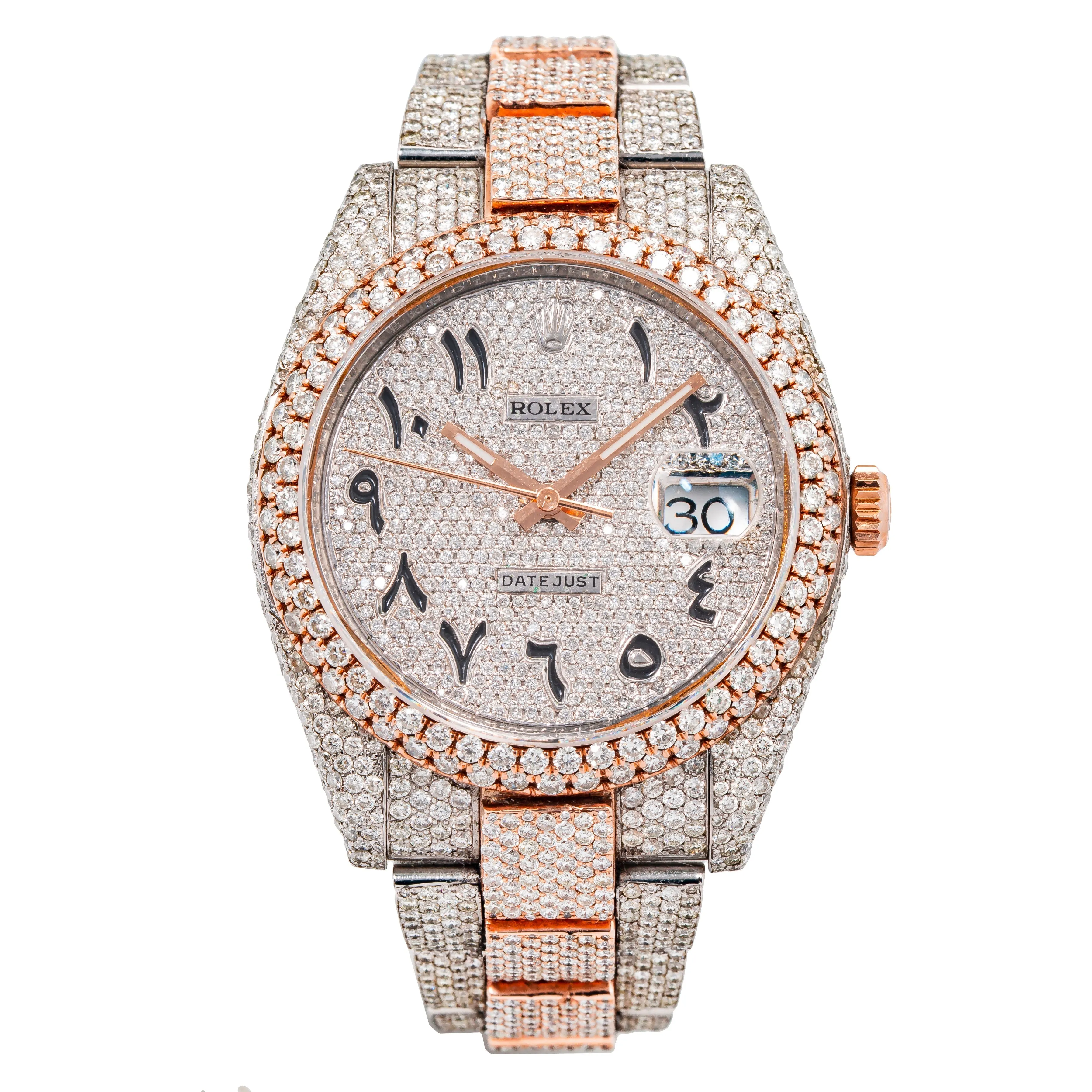 Diamond Datejust 2 Two-Tone Rose Gold 41mm 25ctw