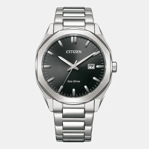 Eco-Drive Men's Analog Stainless Steel Watch BM7600-81E