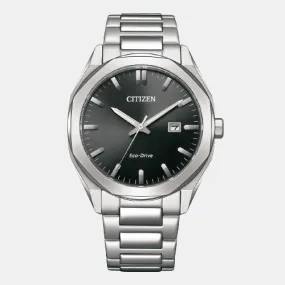 Eco-Drive Men's Analog Stainless Steel Watch BM7600-81E