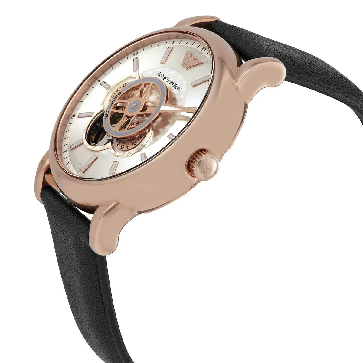 Emporio Armani Luigi Automatic Silver Dial Men's Watch AR60013