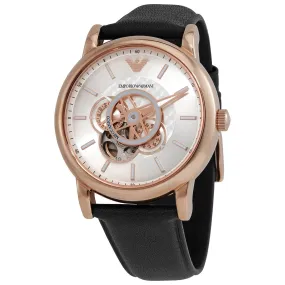 Emporio Armani Luigi Automatic Silver Dial Men's Watch AR60013
