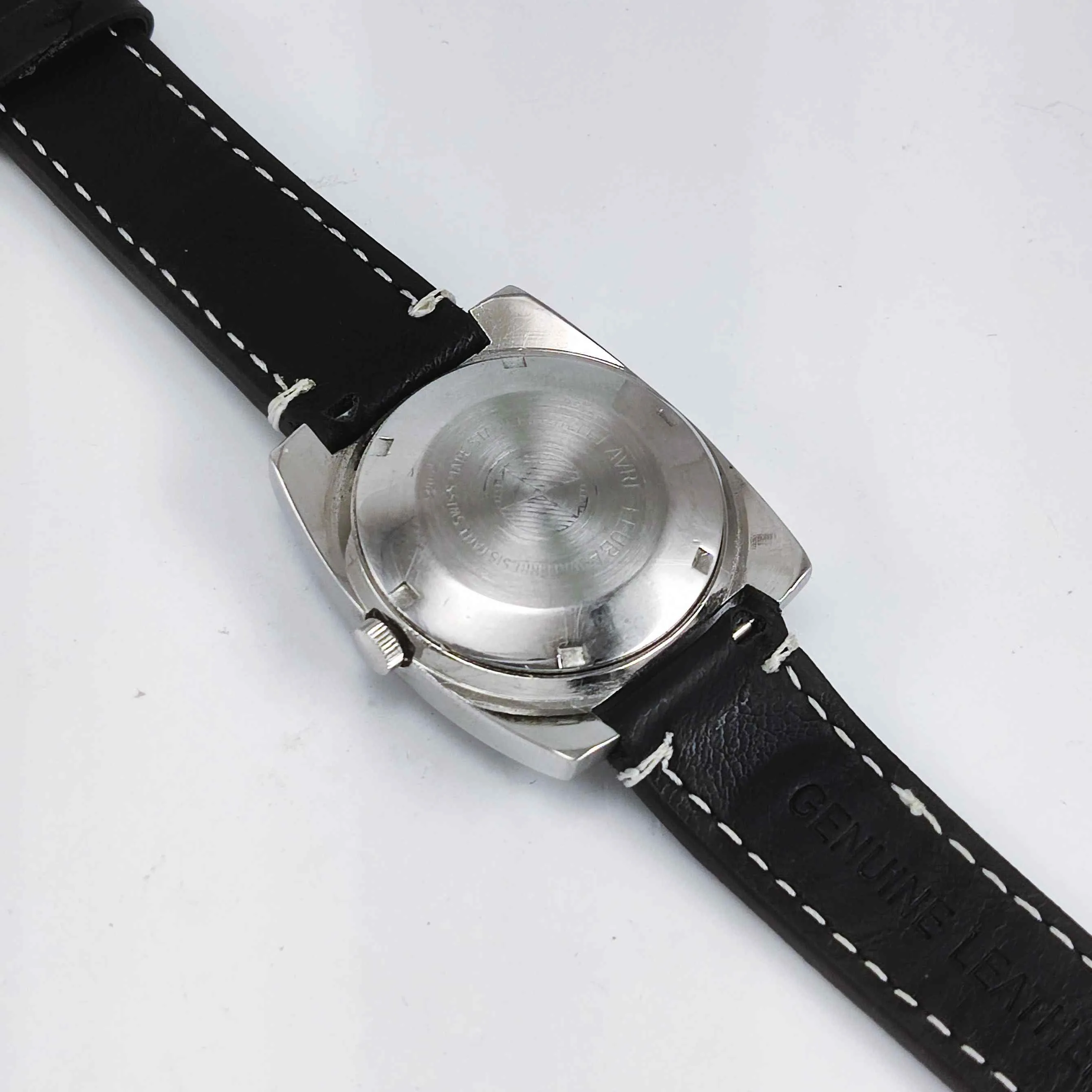 Favre Leuba Duomatic 908 Brown Dial Automatic 17 Jewels Men's Wrist Watch