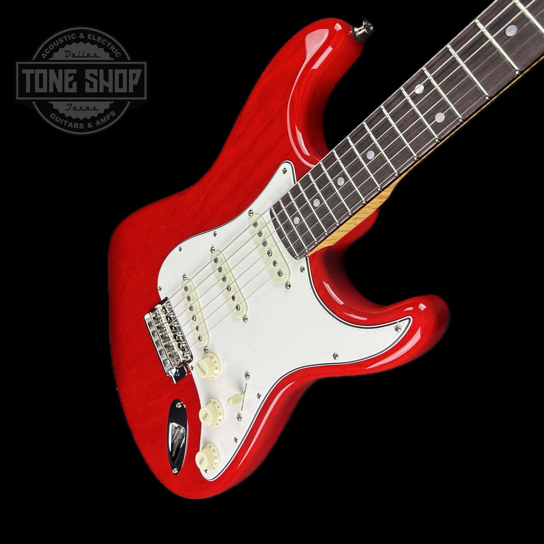 Fender Custom Shop American Custom Stratocaster RW Crimson Transparent NOS w/case