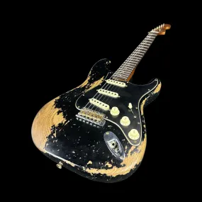 Fender Custom Shop Limited Edition Poblano Stratocaster Super Heavy Relic Aged Black w/case