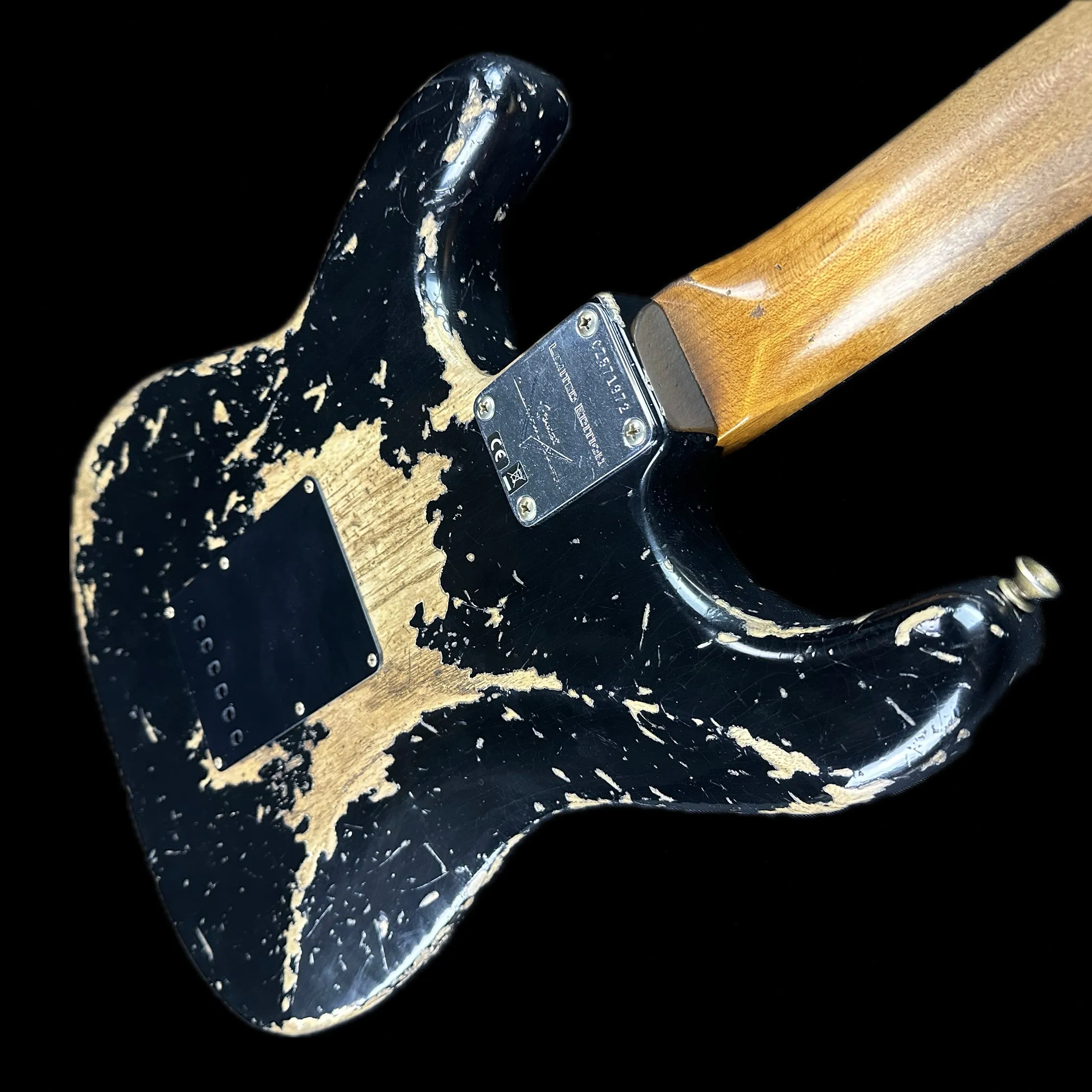 Fender Custom Shop Limited Edition Poblano Stratocaster Super Heavy Relic Aged Black w/case