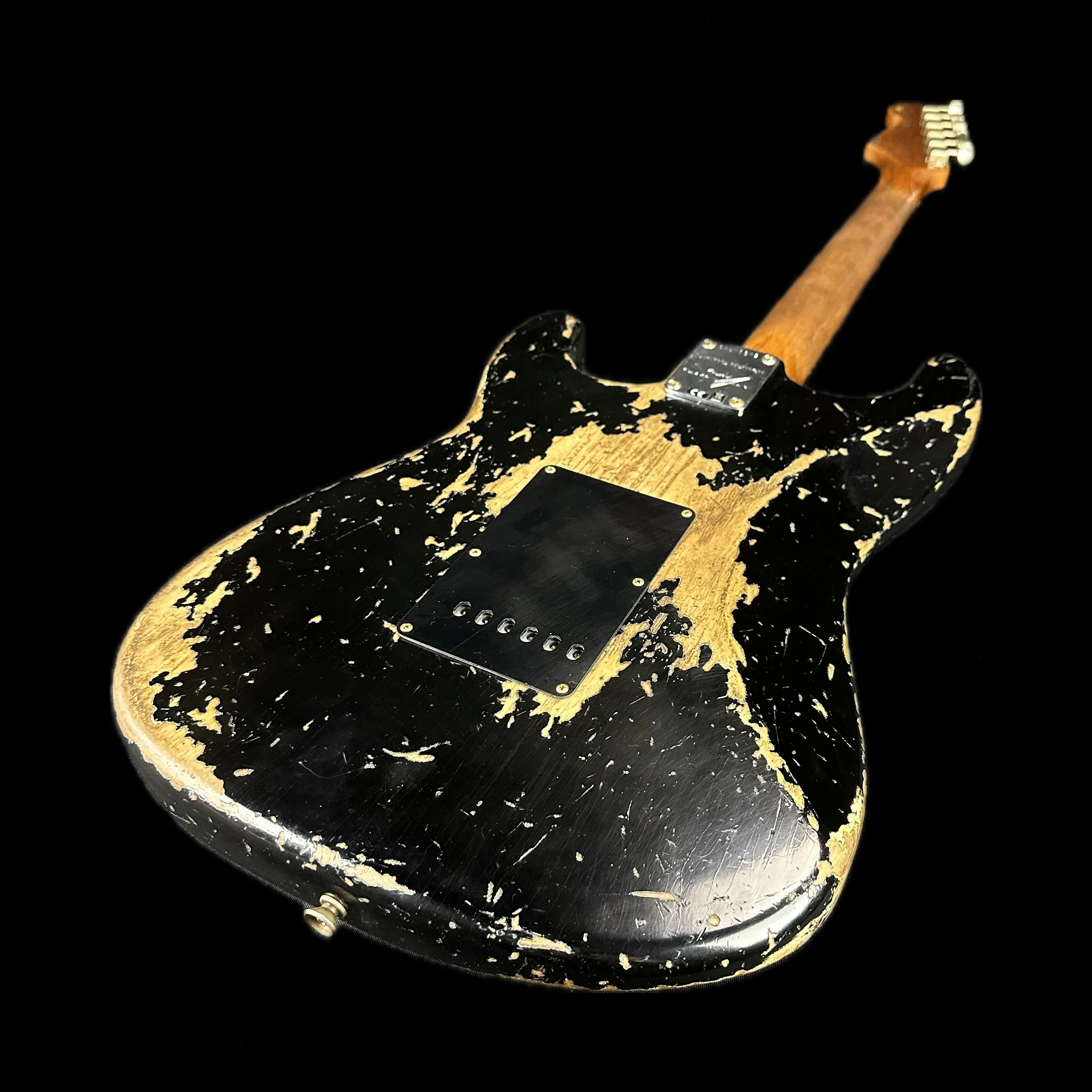 Fender Custom Shop Limited Edition Poblano Stratocaster Super Heavy Relic Aged Black w/case