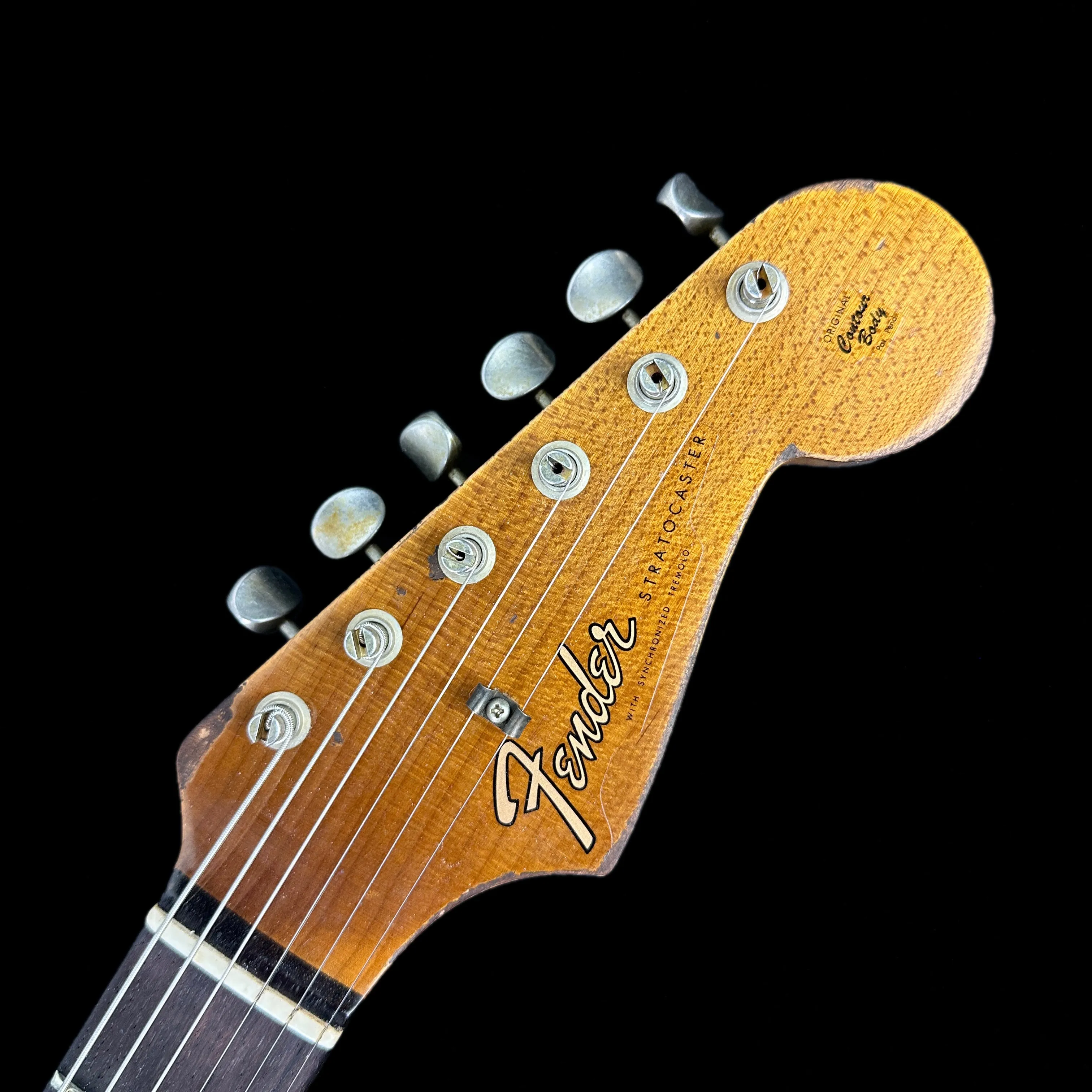 Fender Custom Shop Limited Edition Poblano Stratocaster Super Heavy Relic Aged Black w/case