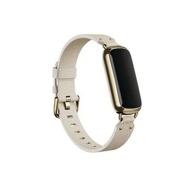 Fitbit Luxe Leather Alternative Band Small - Pearl
