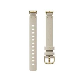Fitbit Luxe Leather Alternative Band Small - Pearl