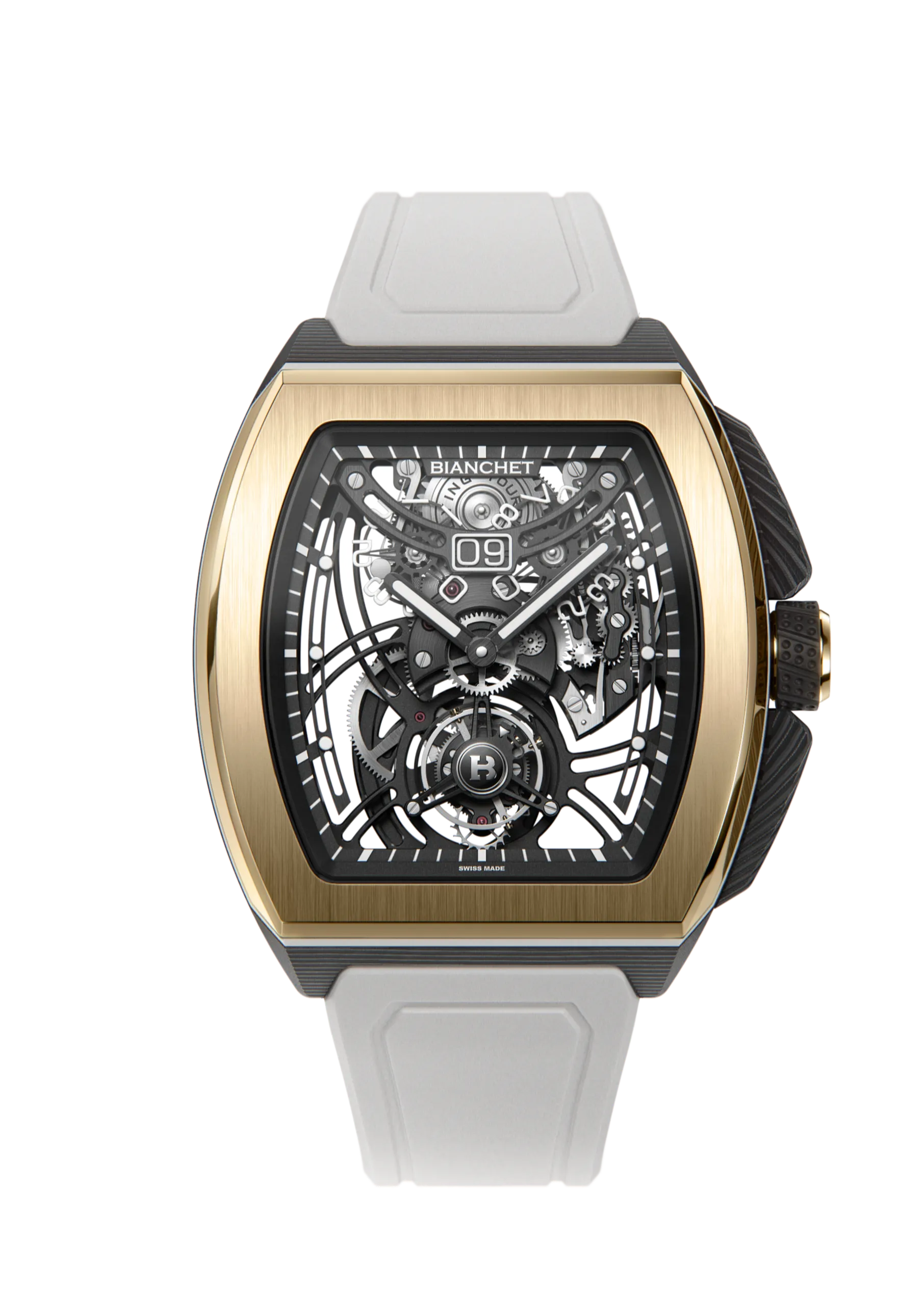 Flying Tourbillon Sport GMT B 1.618 Hybrid Gold