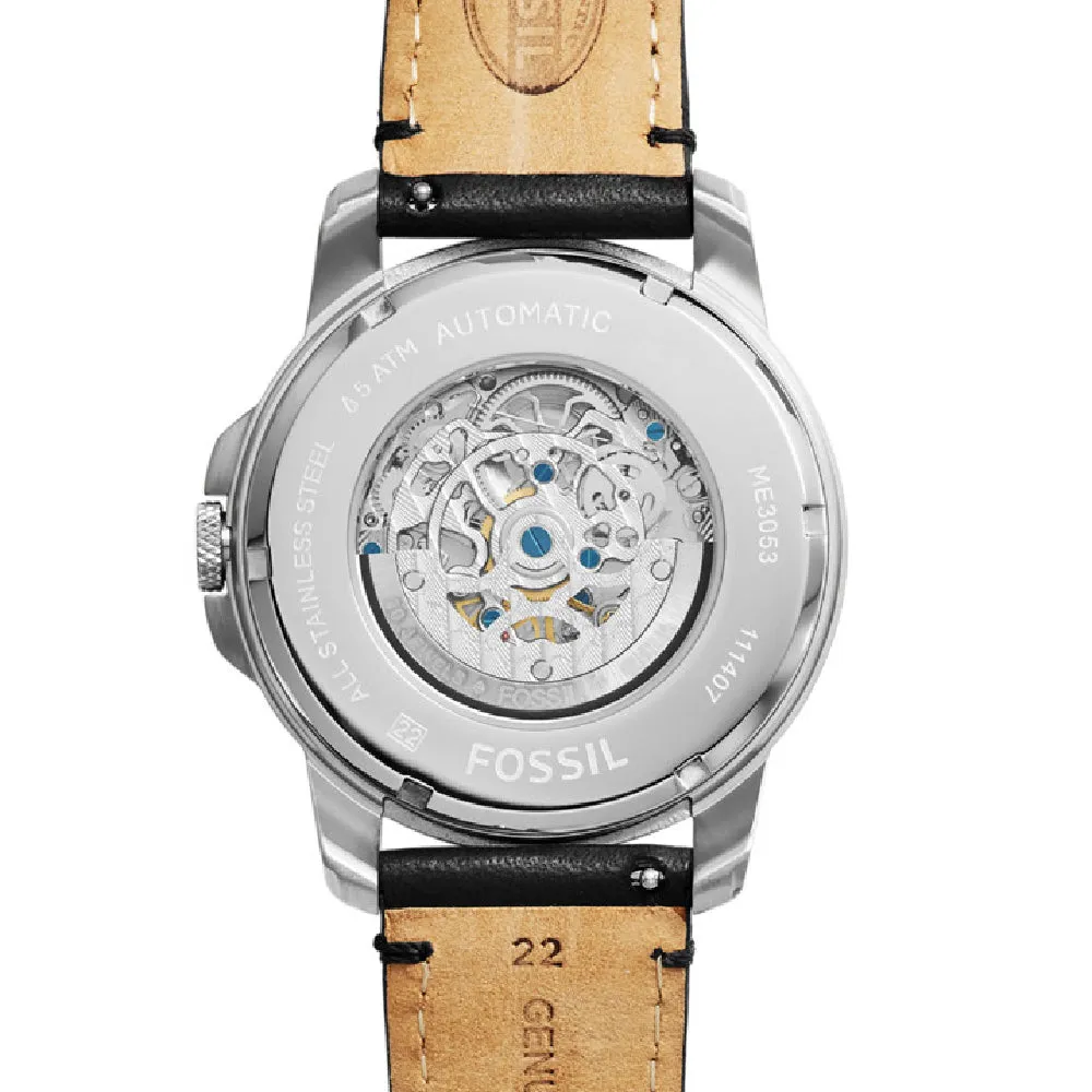 Fossil Grant Automatic Self Wind Skeleton Dial Men's Watch ME3053