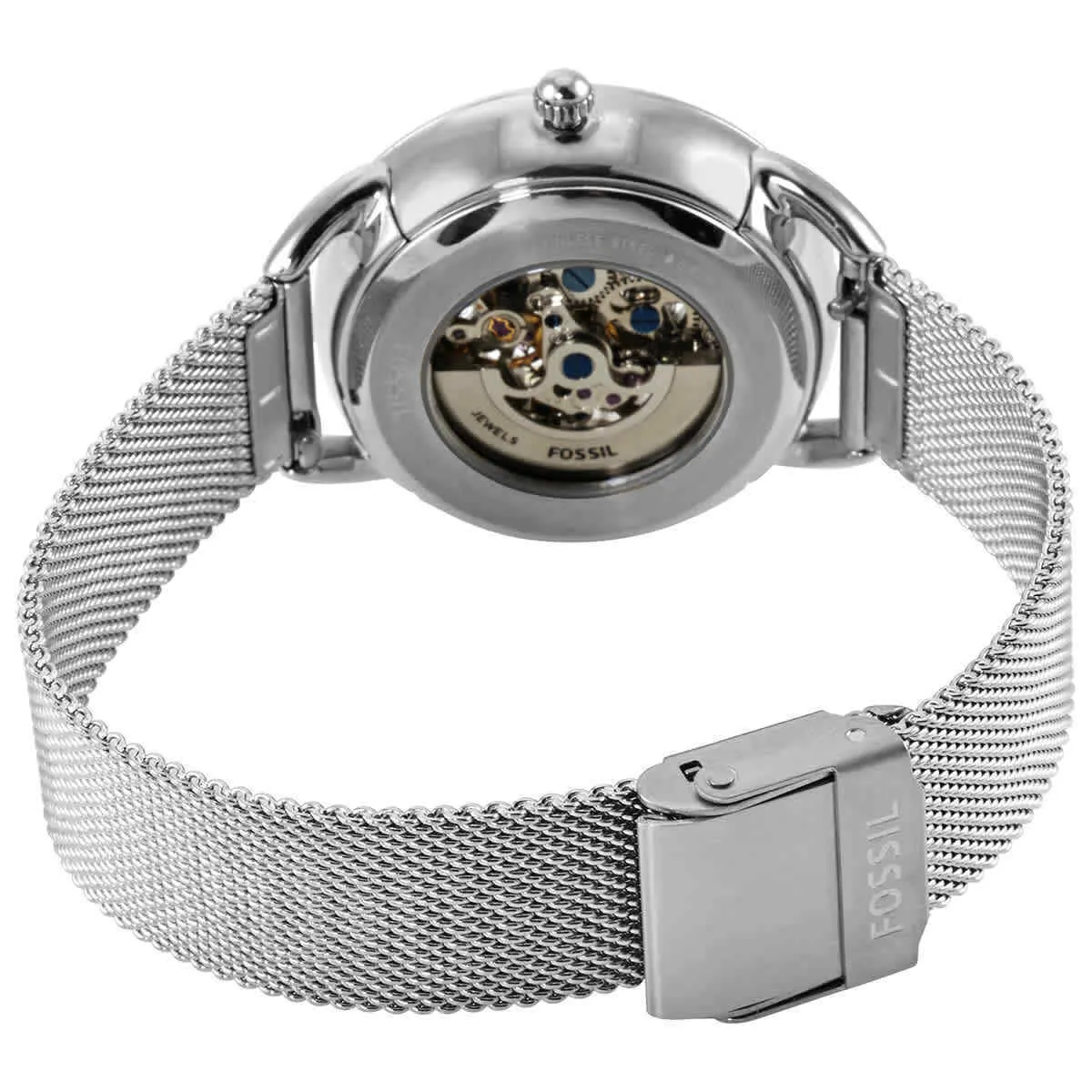 Fossil Tailor Mechanical Silver Dial Ladies Watch ME3166