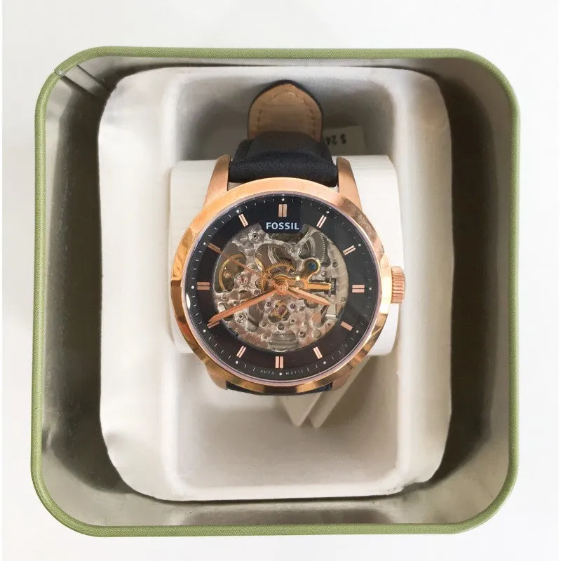 Fossil Townsman Skeleton Automatic Dial Men's Watch ME3084