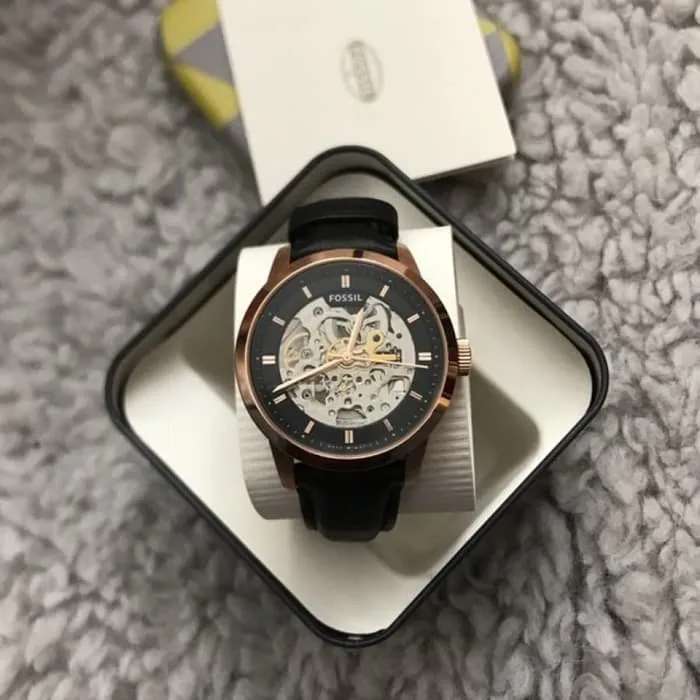 Fossil Townsman Skeleton Automatic Dial Men's Watch ME3084