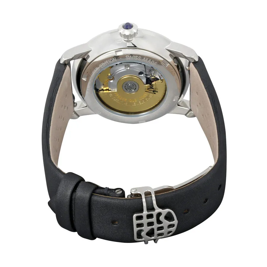 Frederique Constant White Guilloche Heart Diamond Ladies Watch FC-310SQPV2PD6