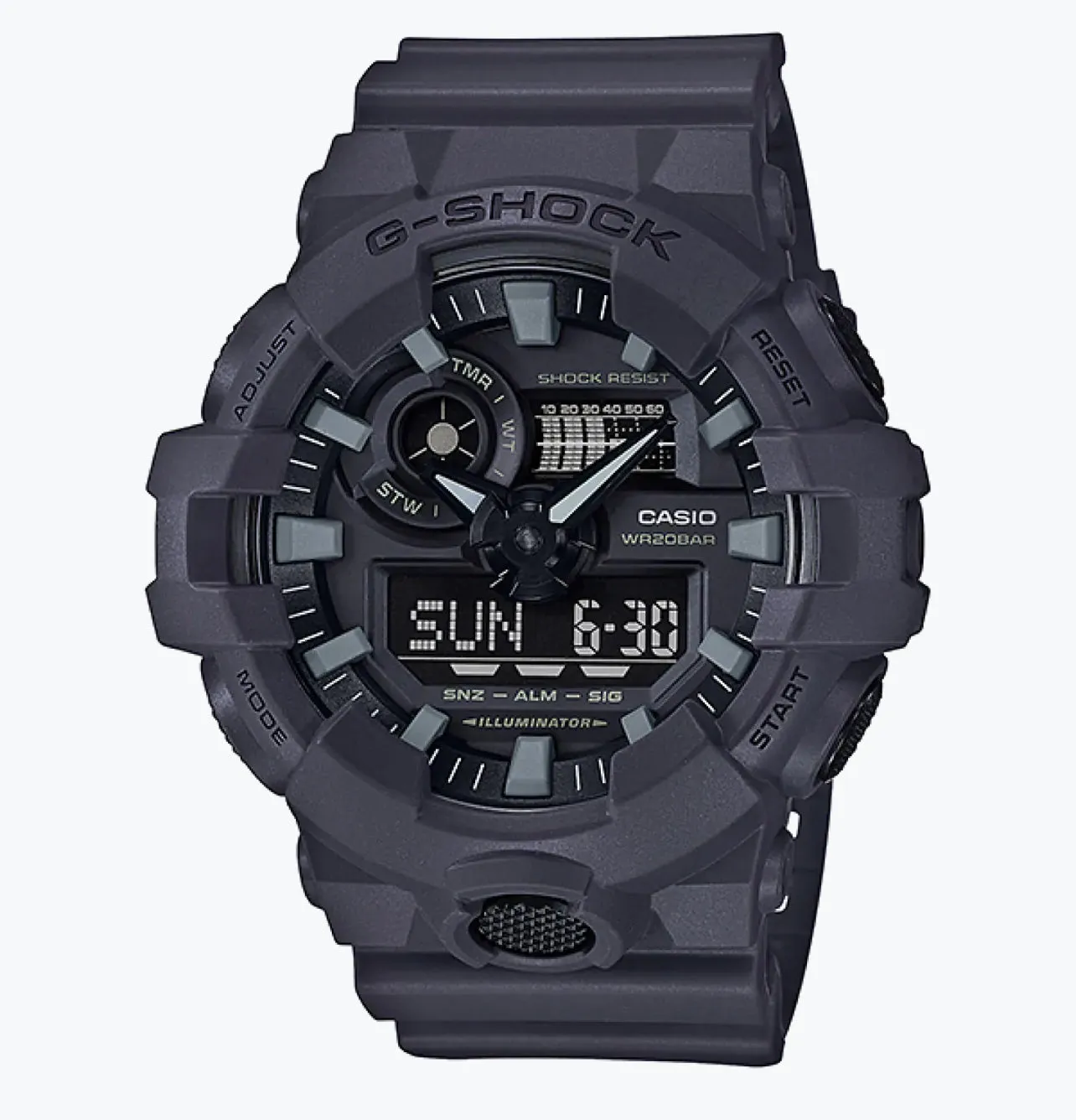 G SHOCK-ANALOG-DIGITAL
GA-700 SERIES
GA700UC-8A