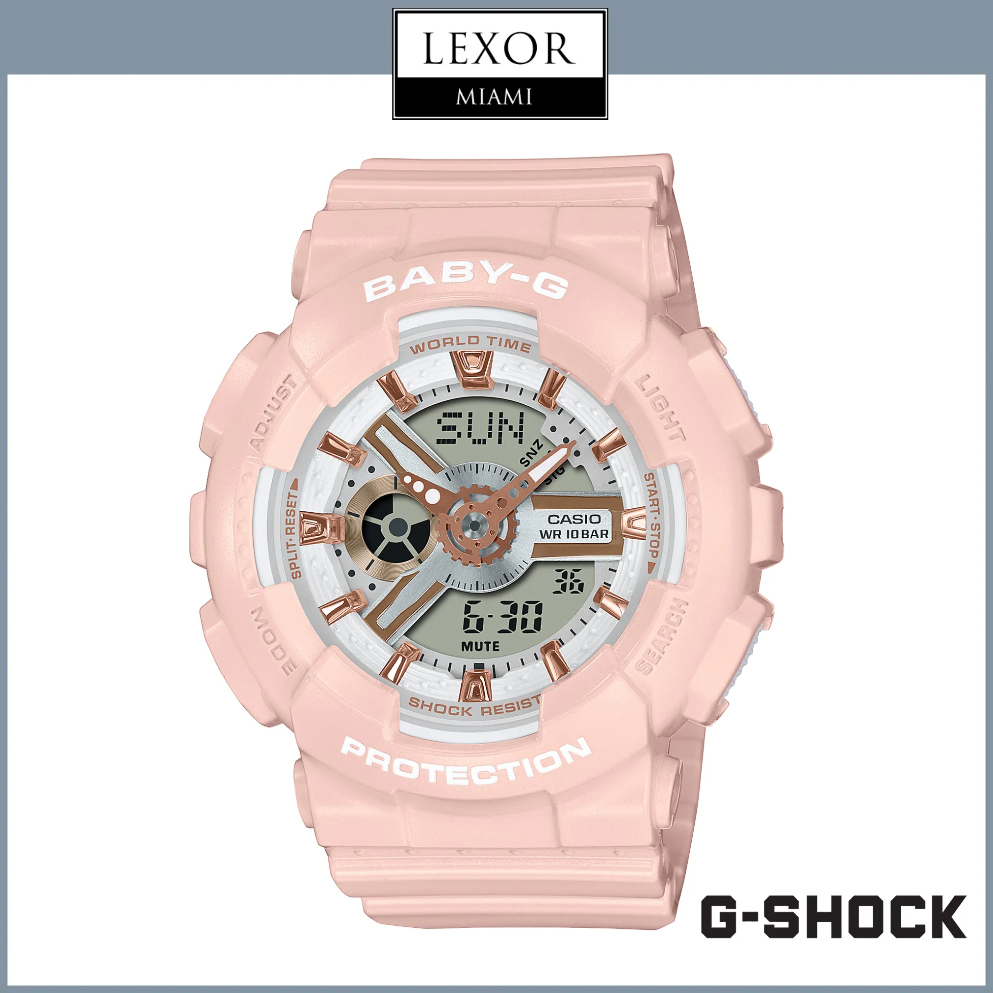 G-Shock BA-110-1ACR BABY-G Ana-Digi 3D Women Watches