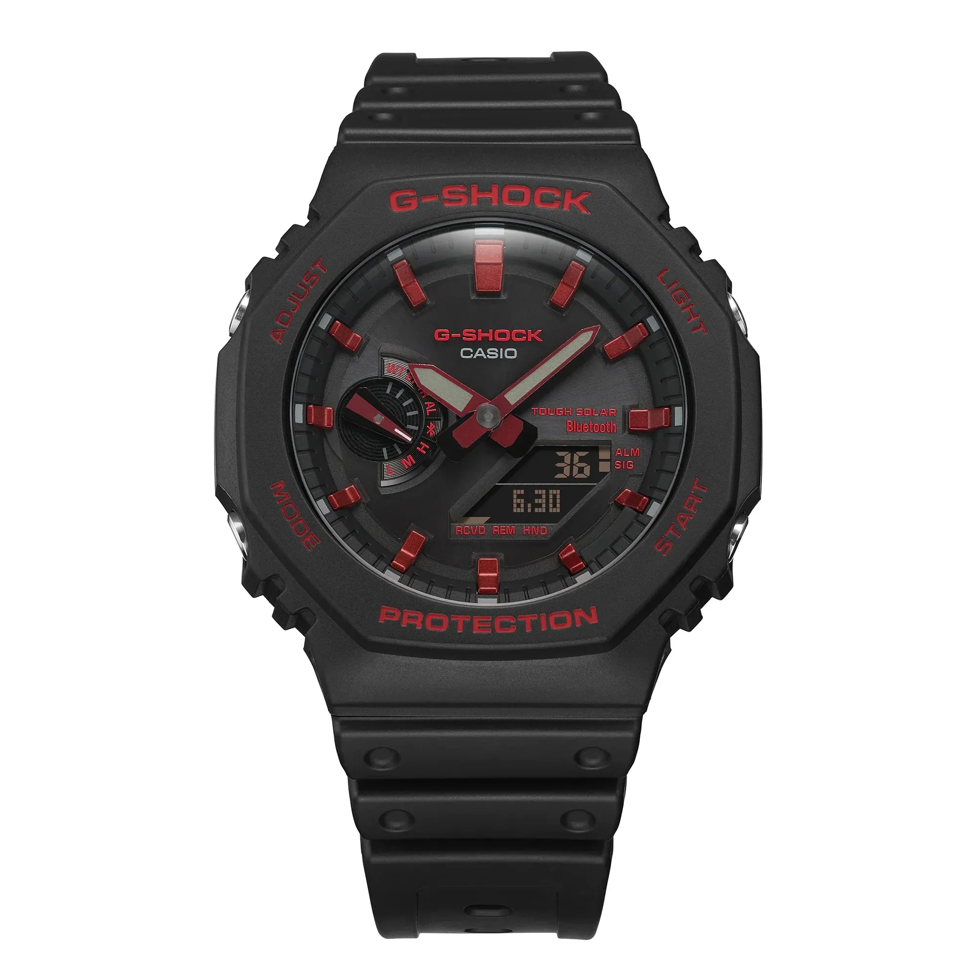 G-Shock Casioak Ignite Red Series Analogue and Digital GAB2100BNR-1A /GA-B2100BNR-1A