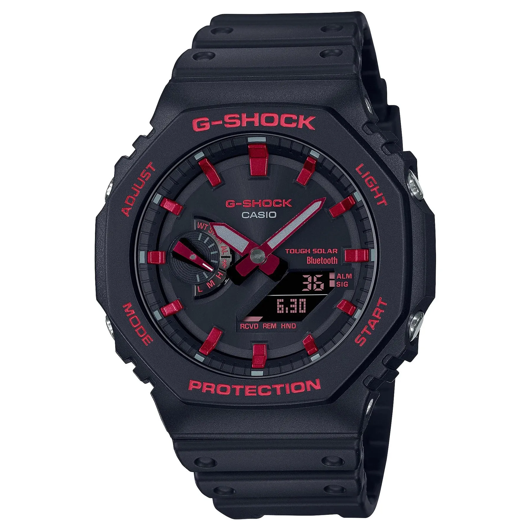 G-Shock Casioak Ignite Red Series Analogue and Digital GAB2100BNR-1A /GA-B2100BNR-1A
