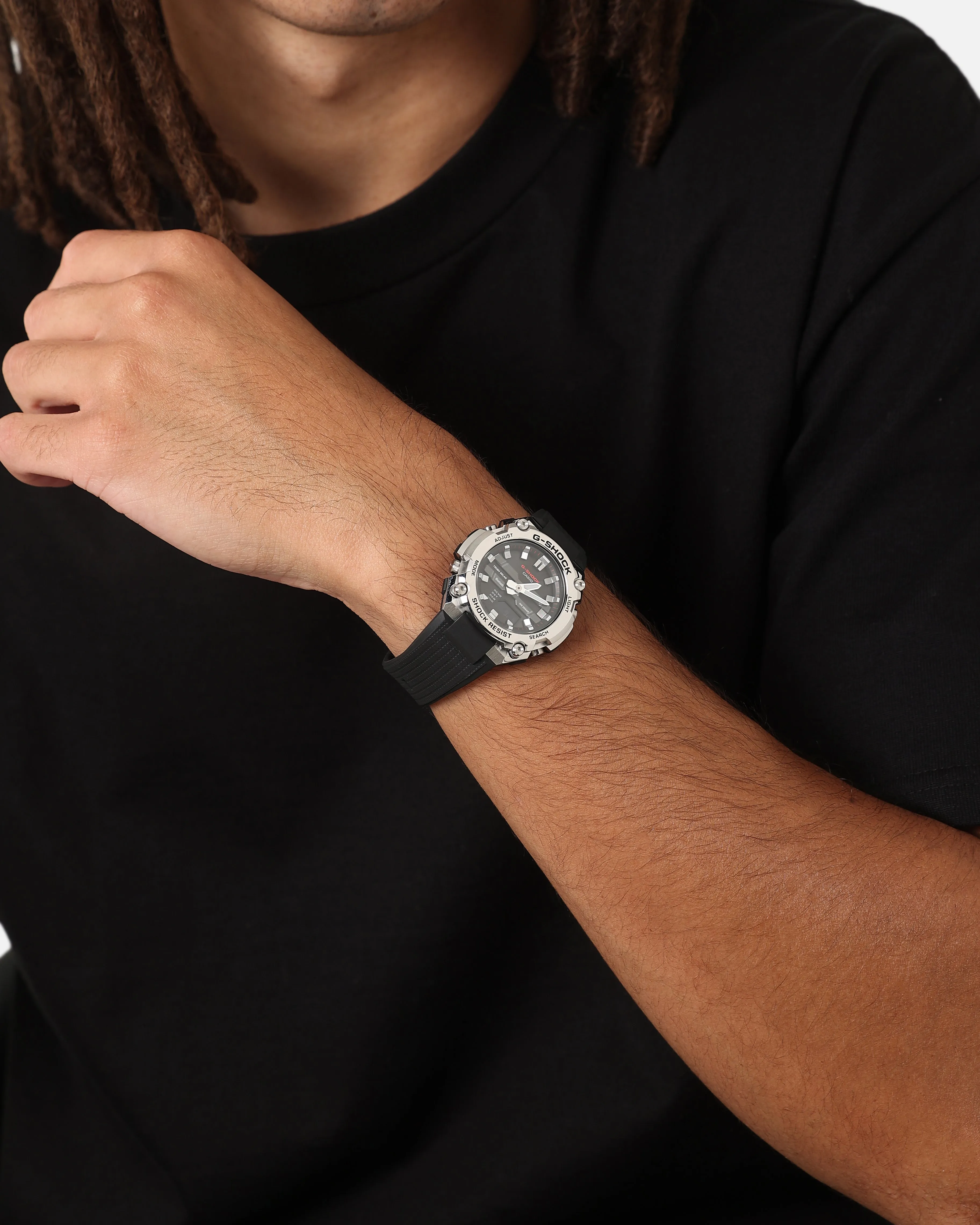 G-Shock GSTB600D-1A G-Steel Mid Thin Watch Black/Silver