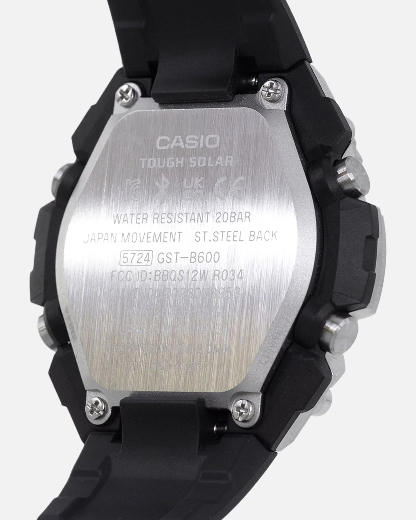 G-Shock GSTB600D-1A G-Steel Mid Thin Watch Black/Silver