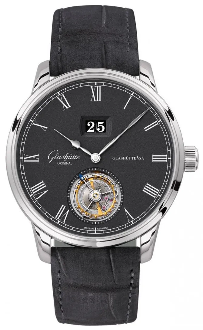 Glashutte Original Senator Tourbillon White Gold Men's Watch