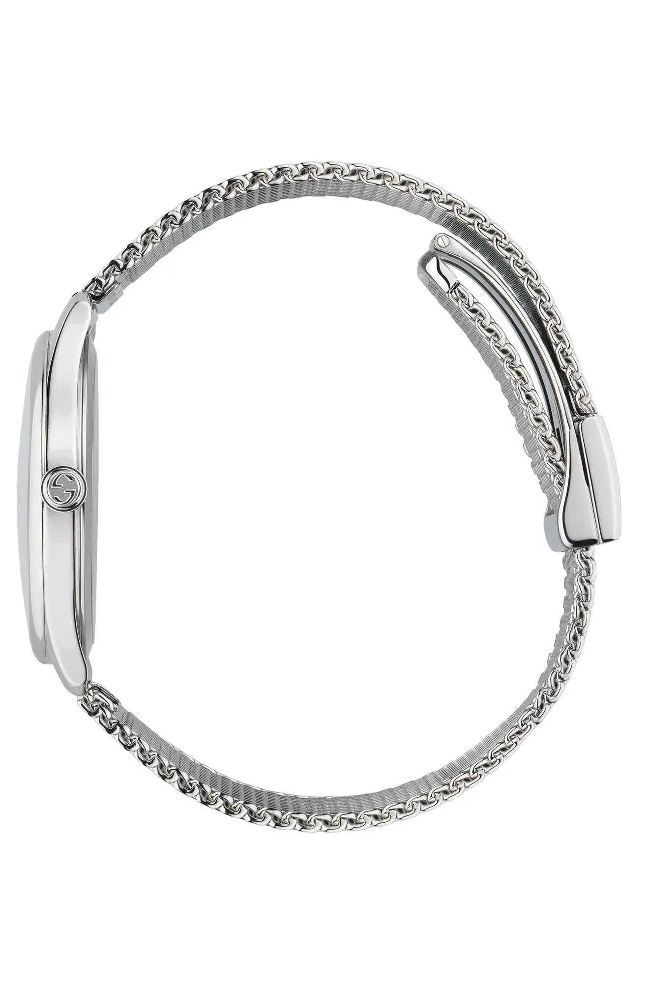 Gucci YA1264040 G-Timeless Mesh Bracelet, 36mm Men Watches Lexor Miami