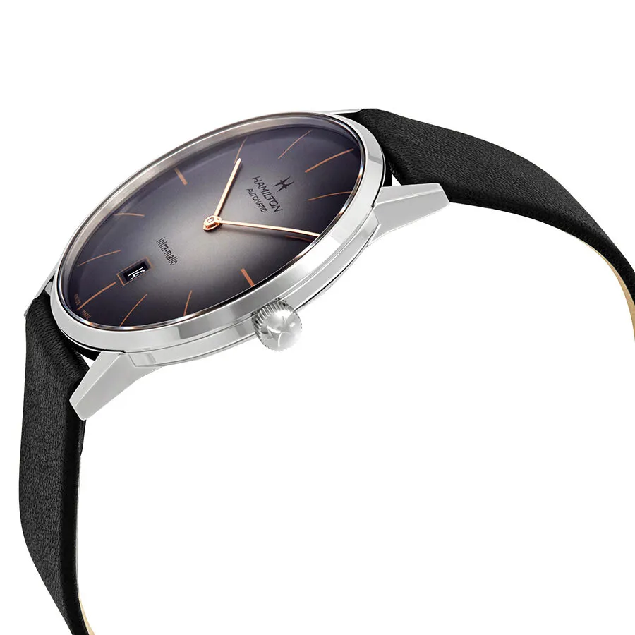 Hamilton Intra-matic Automatic Black Dial Men's Watch H38755781
