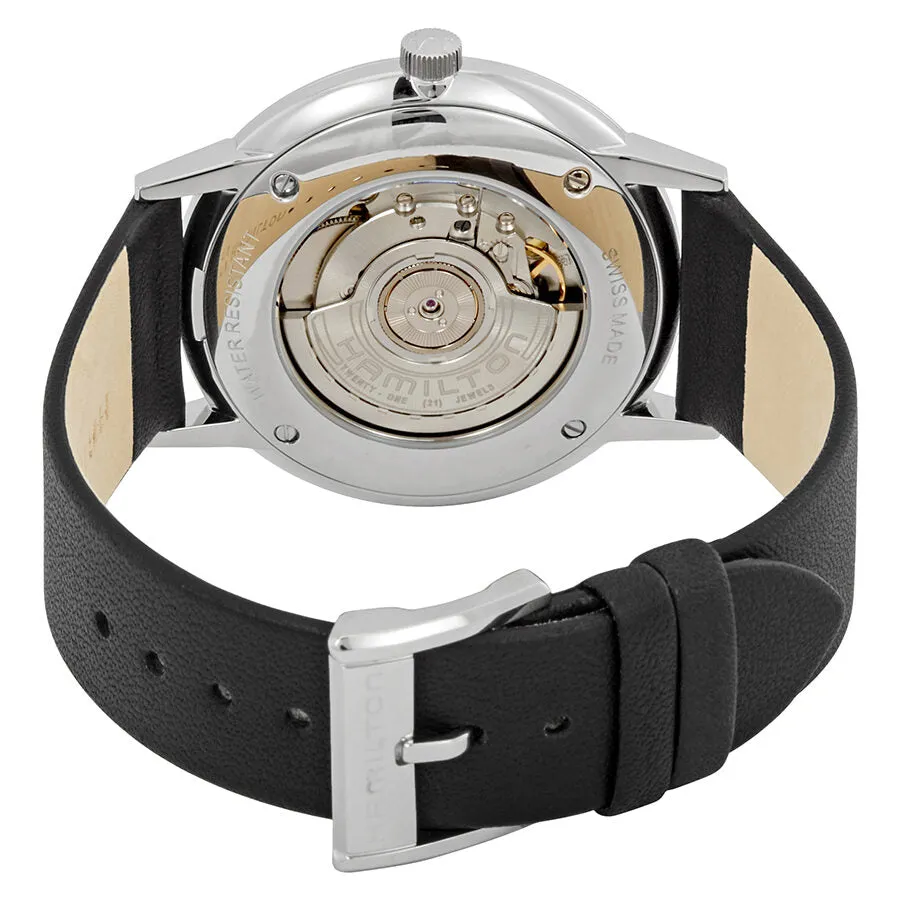 Hamilton Intra-matic Automatic Black Dial Men's Watch H38755781