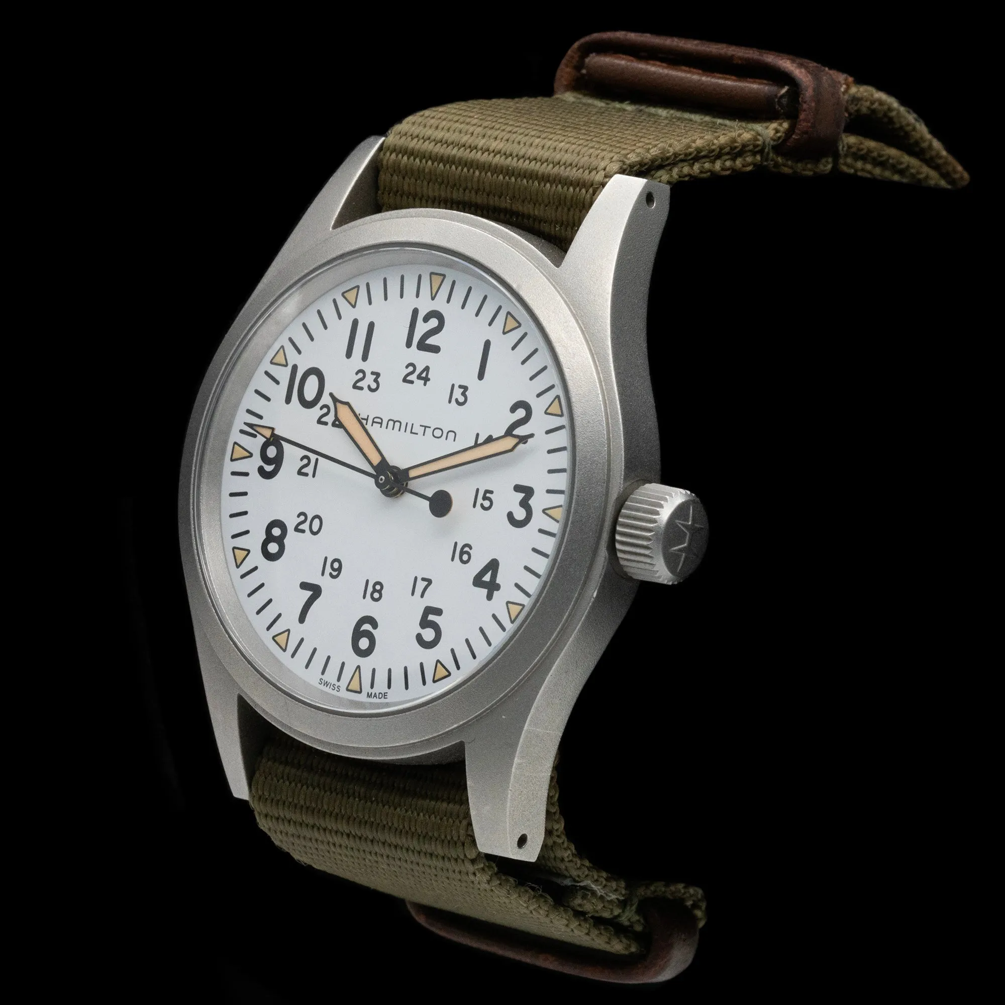 Hamilton - Khaki Field Mechanical White Dial H694390