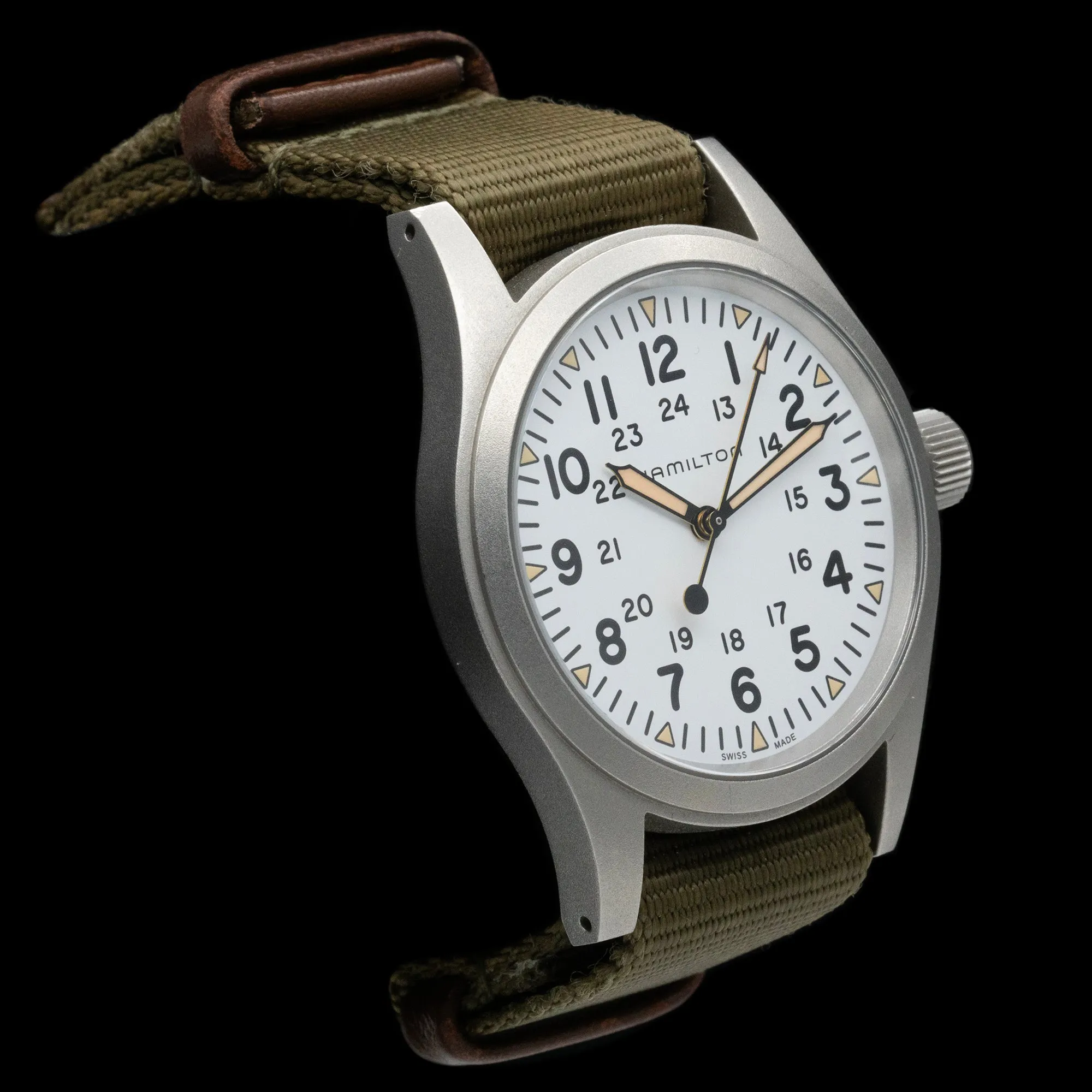Hamilton - Khaki Field Mechanical White Dial H694390