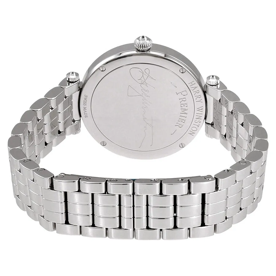 Harry Winston Premier Mother Of Pearl Dial Ladies 18K White Gold Watch PRNQHM31WW003